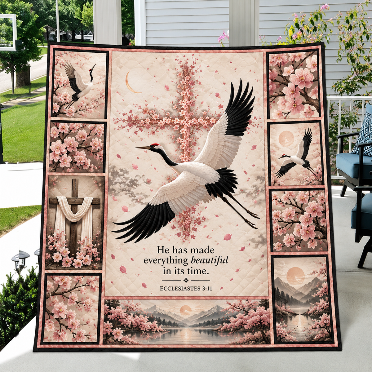 He Has Made Everything Beautiful In Its Time Quilt