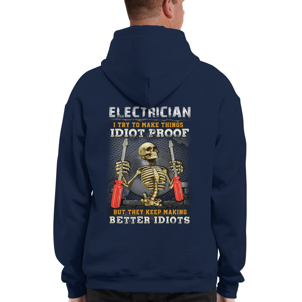 Awesome Electrician-Hoodie - grunx260804-0041