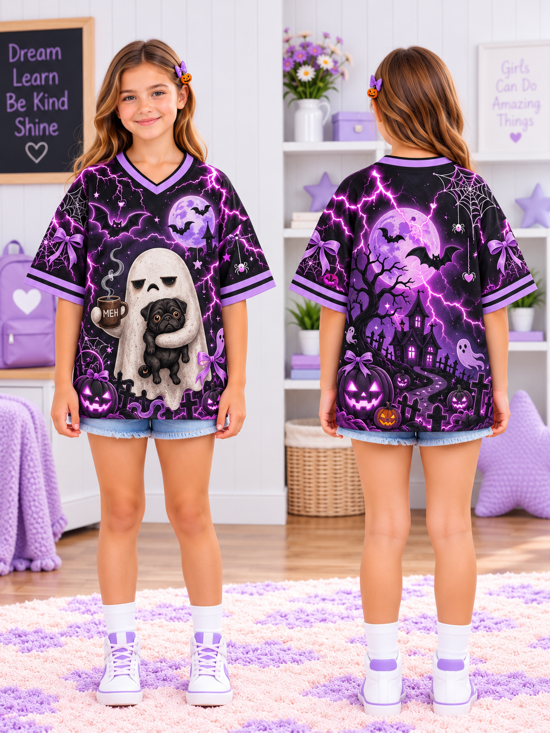 Halloween Adventures Kids T-Shirt Jersey