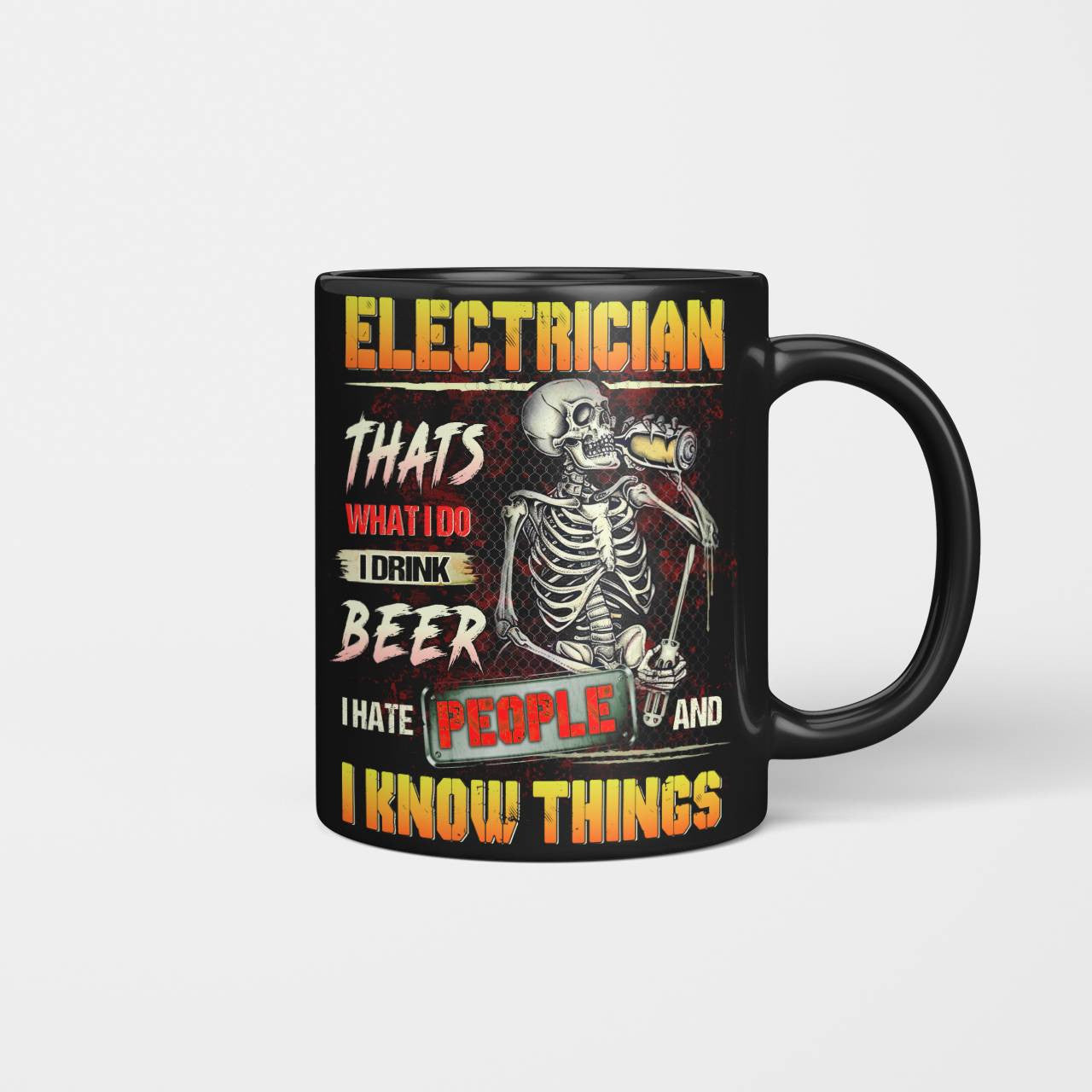 Awesome Electrician-T-shirt - grunx260804-0079