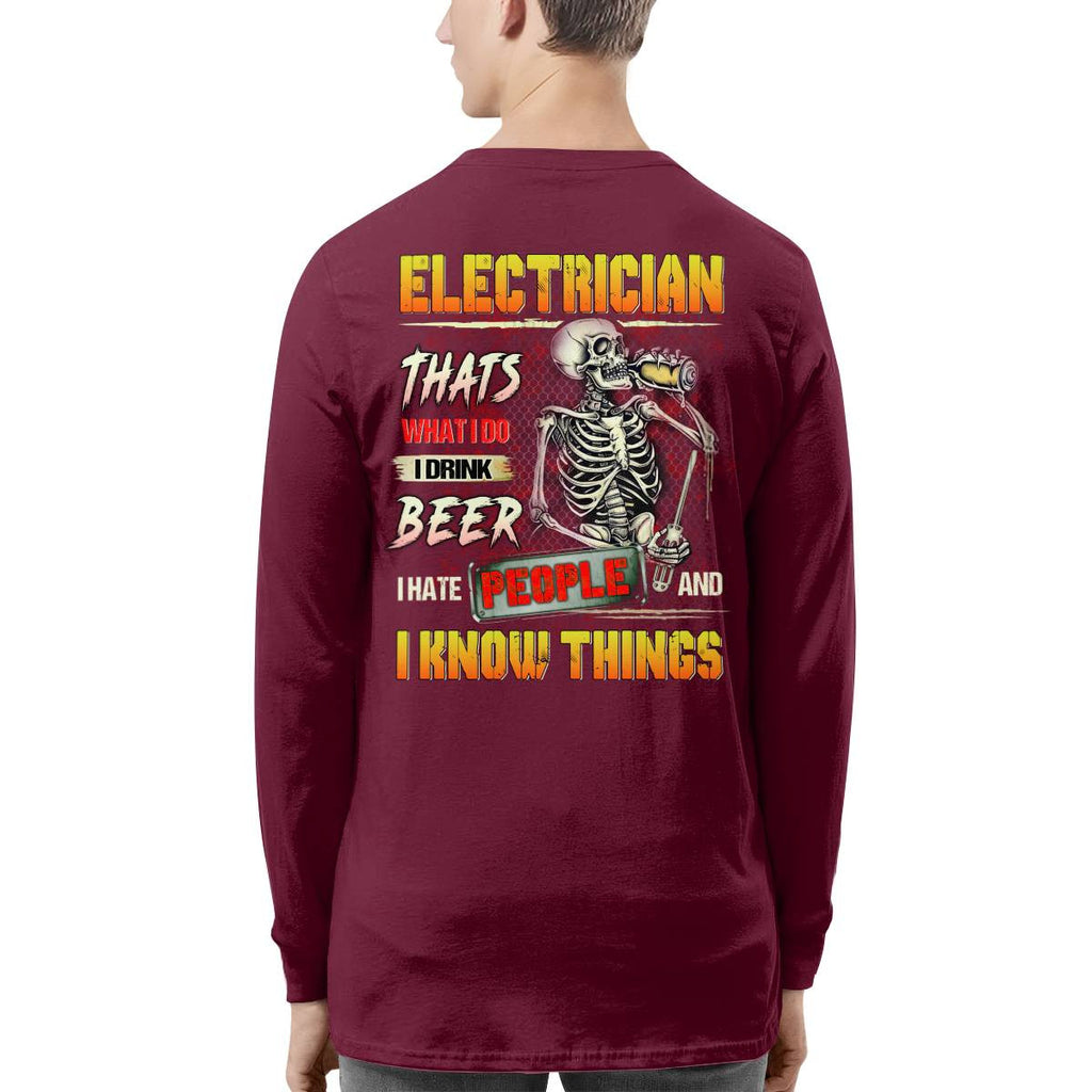 Awesome Electrician-T-shirt - grunx260804-0079