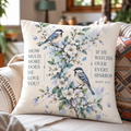 If He Watches Over Every Sparrow Pillow