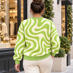 Personalized Festive Book Stack Sweatshirt