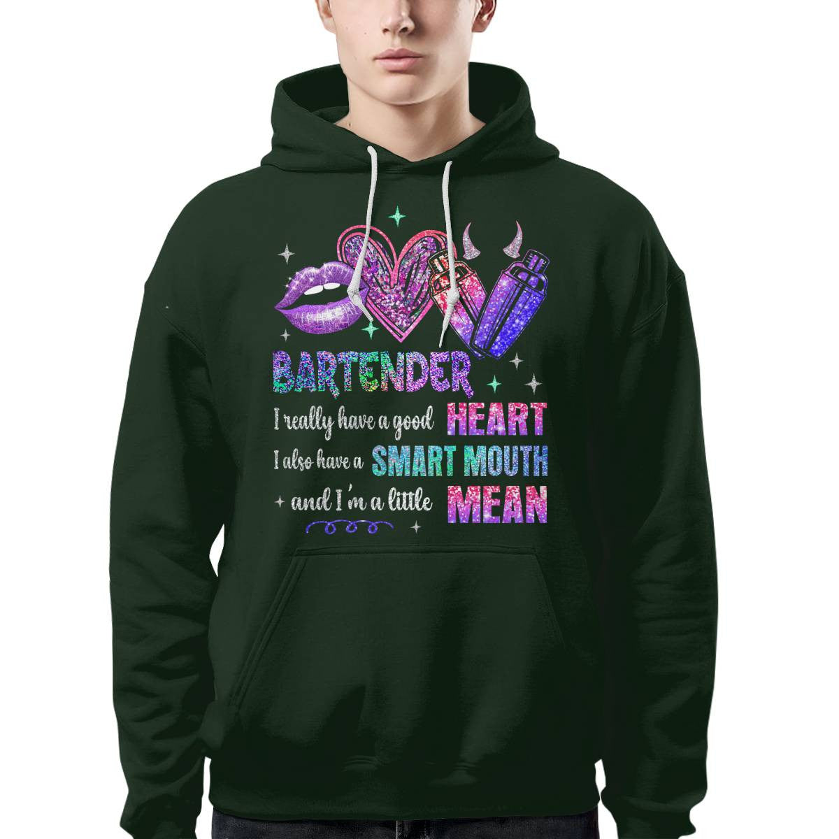 Awesome Bartender-T-shirt-#F130724LITMEAN2FBARTZ4