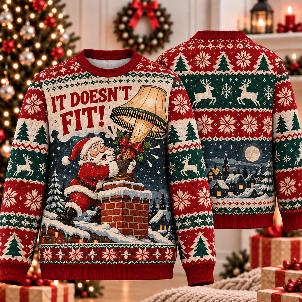 It Doesn't Fit Santa Ugly Sweater
