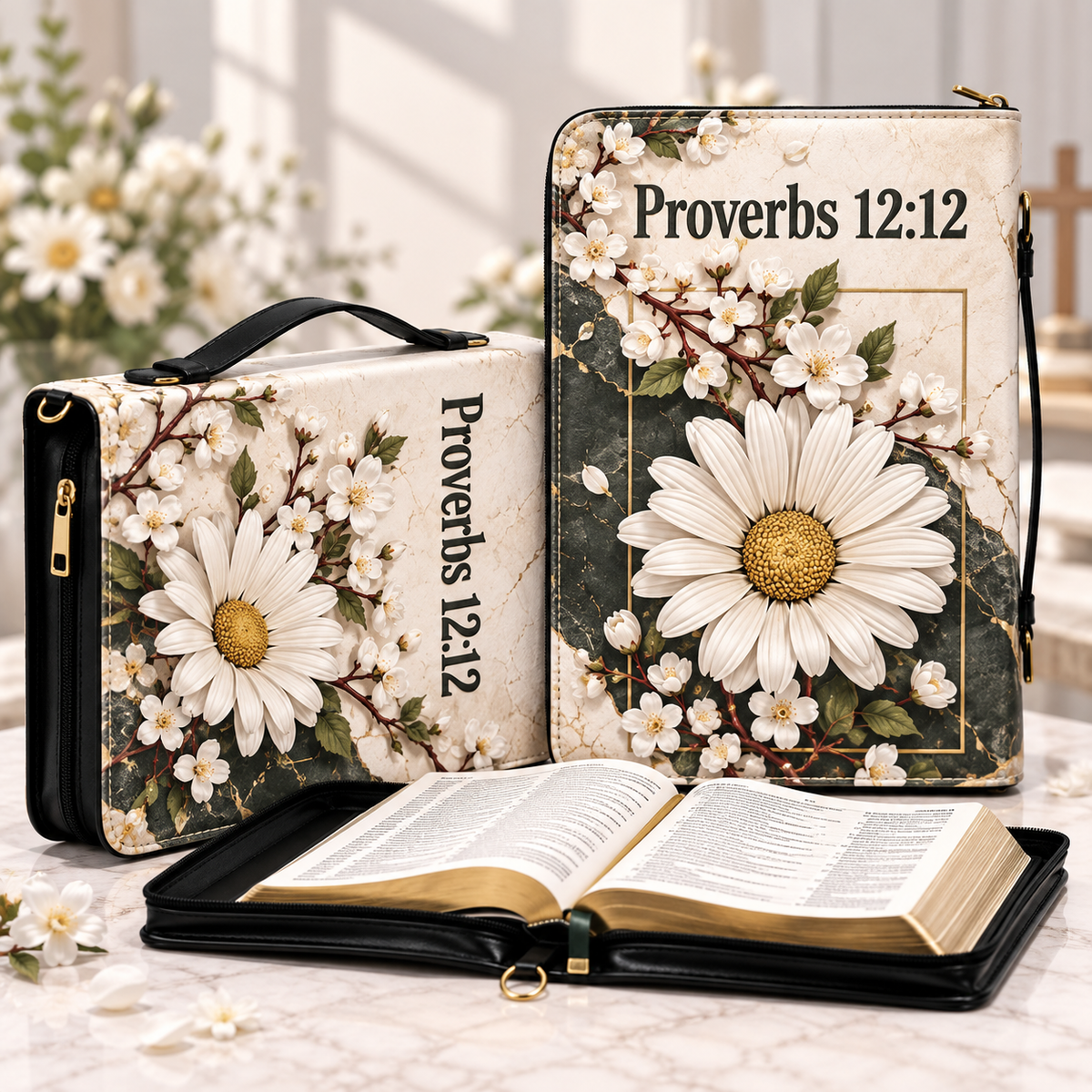 The Root Of The Righteous Flourishes Bible Cover