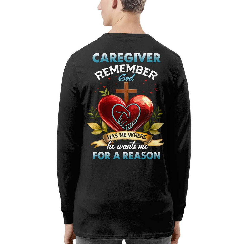 Awesome Caregiver Remember Gold -T-shirt-#F060824GODHS6BCAREZ4