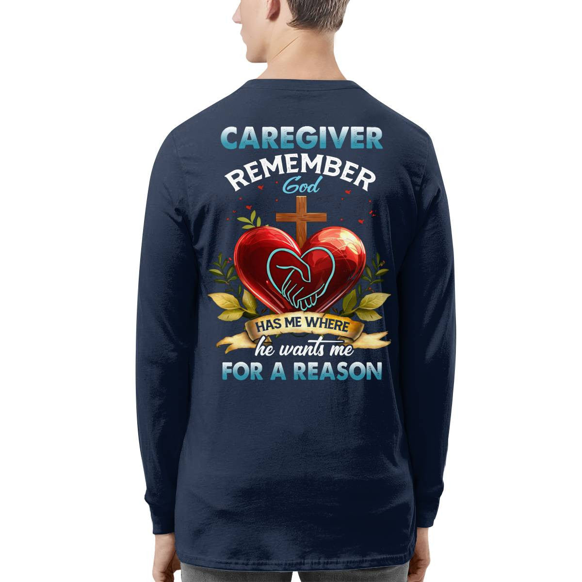 Awesome Caregiver Remember Gold -T-shirt-#F060824GODHS6BCAREZ4