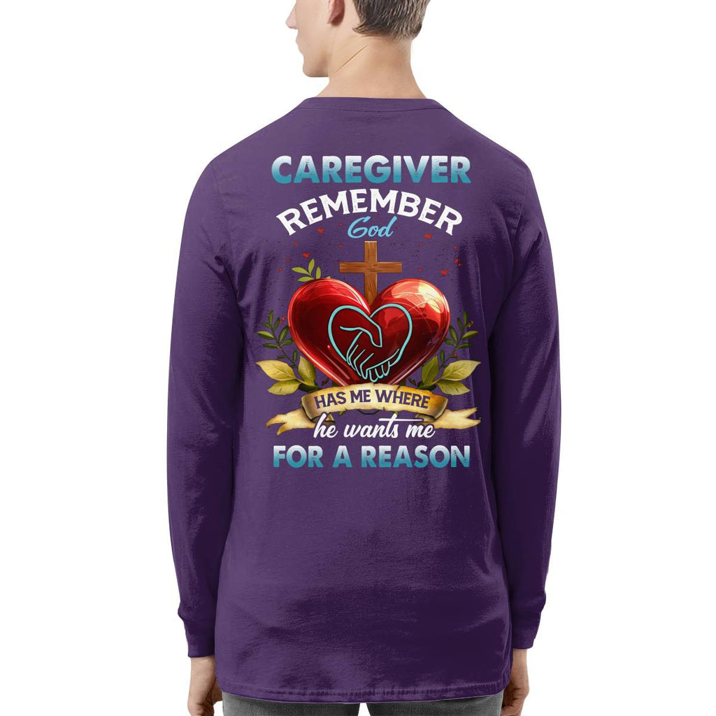 Awesome Caregiver Remember Gold -T-shirt-#F060824GODHS6BCAREZ4