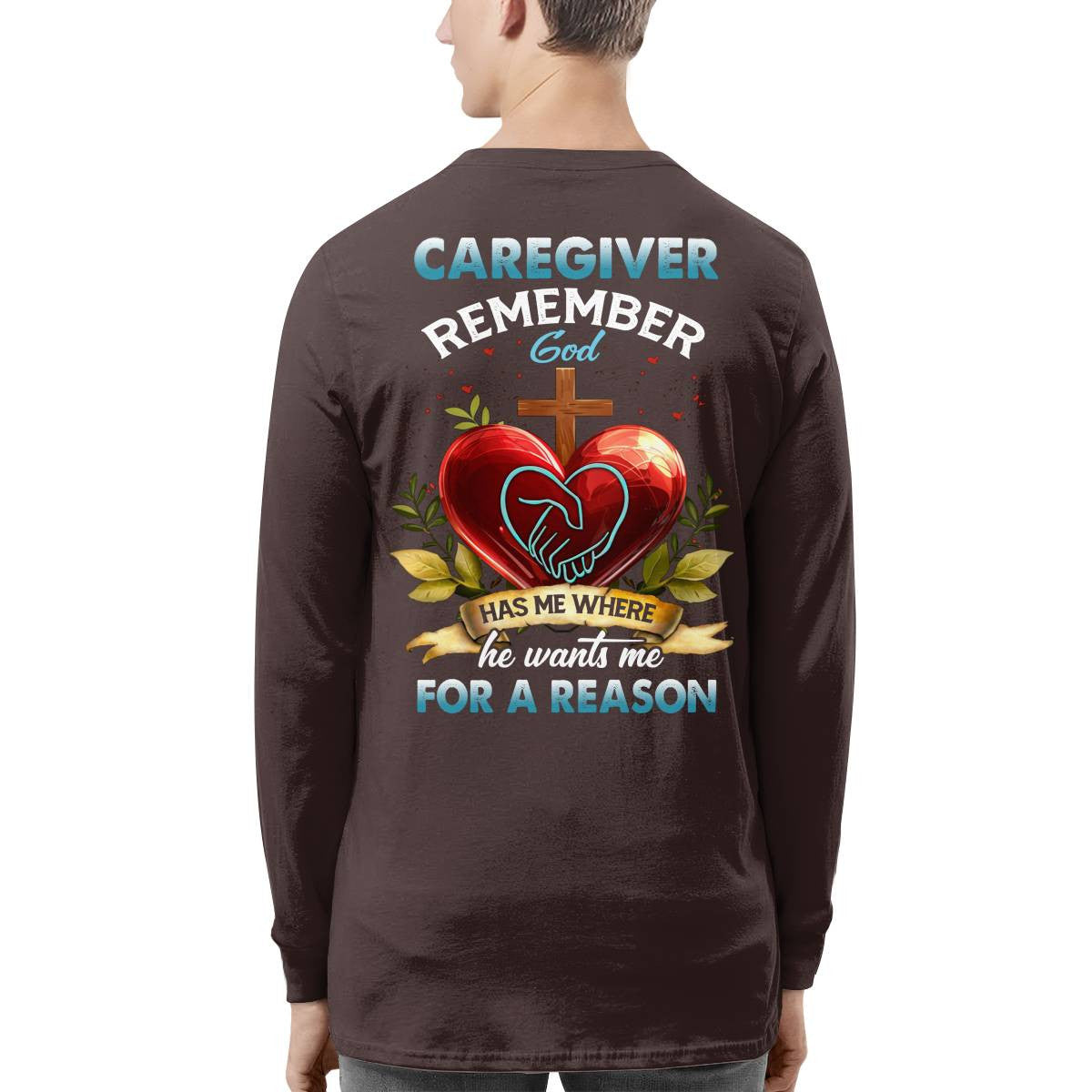 Awesome Caregiver Remember Gold -T-shirt-#F060824GODHS6BCAREZ4