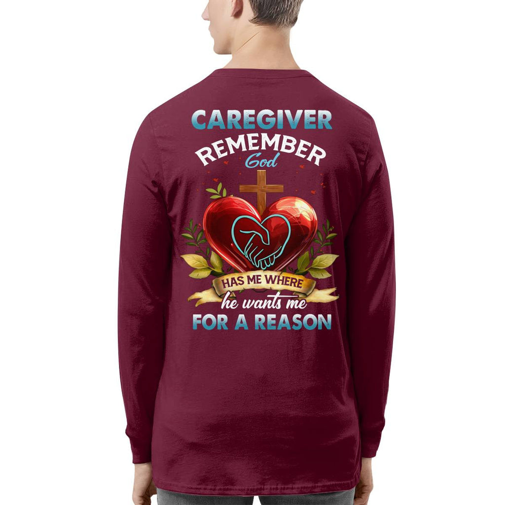 Awesome Caregiver Remember Gold -T-shirt-#F060824GODHS6BCAREZ4