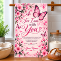 Personalized For I Am With You Butterfly Kitchen Towel