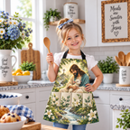 Jesus Holding Lamb Kids Apron
