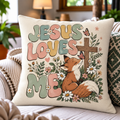 Jesus Loves Me Pillow