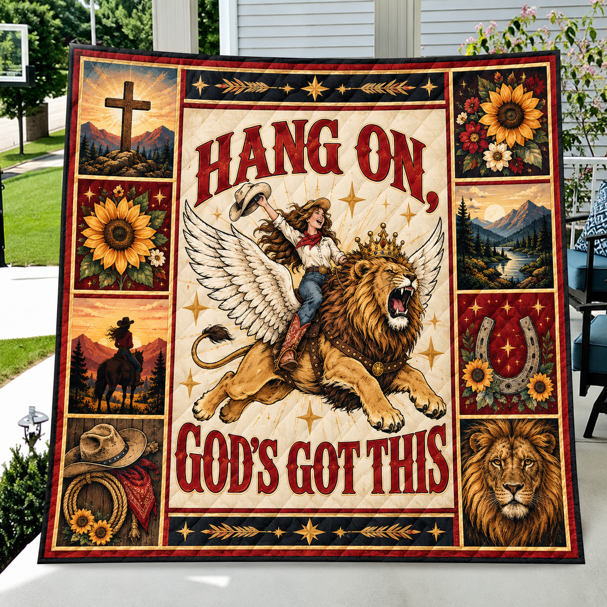 Hang On God's Got This Quilt