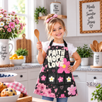 Faith Hope Love Floral Kids Apron