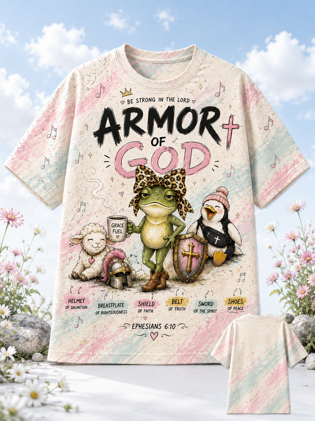 Jesus & His Squad Armor of God T-Shirt | Ephesians 6:10