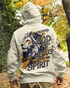 Blessed By God Loved By Jesus Lion Men's All Over Print Shirt - Trunx369337