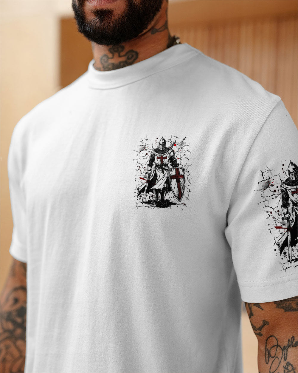 Be Strong And Courageous Men's All Over Print Shirt - Trunx378231