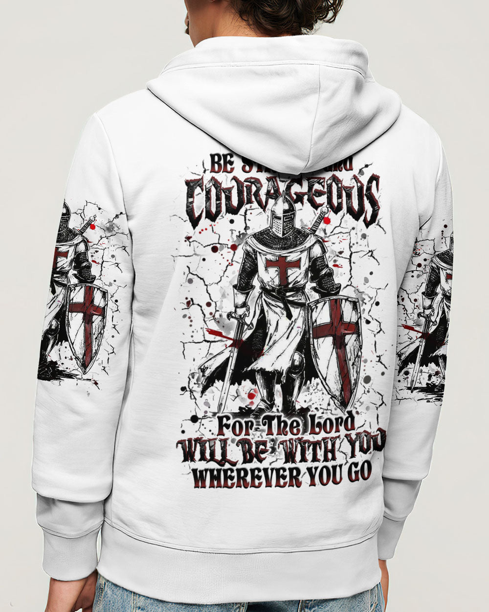 Be Strong And Courageous Men's All Over Print Shirt - Trunx378231