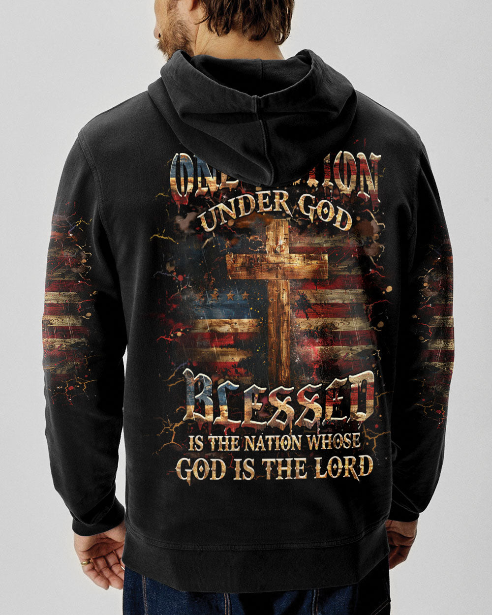 Blessed Is The Nation Whose God Is The Lord Men's All Over Print Shirt - Trunx620641