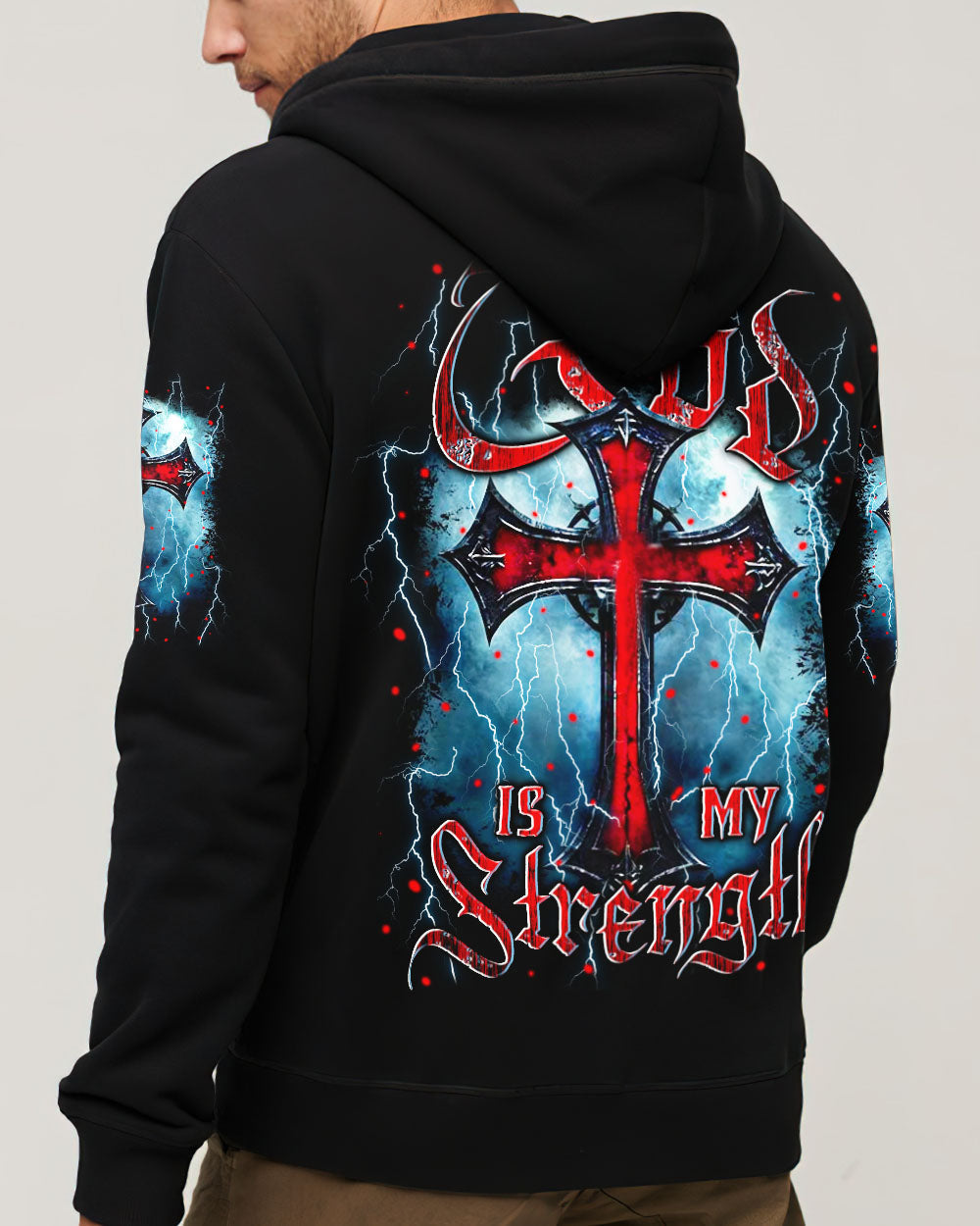 God Is My Strength Men's All Over Print Shirt - Trunx367412
