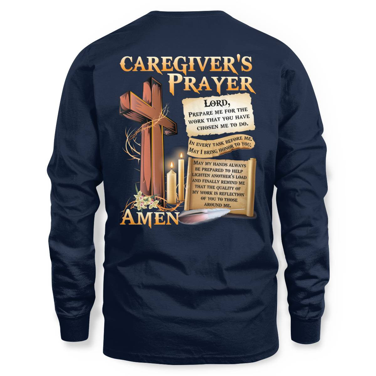 Awesome Caregiver's Prayer-Hoodie-#F061124EVTAS1BCAREZ4