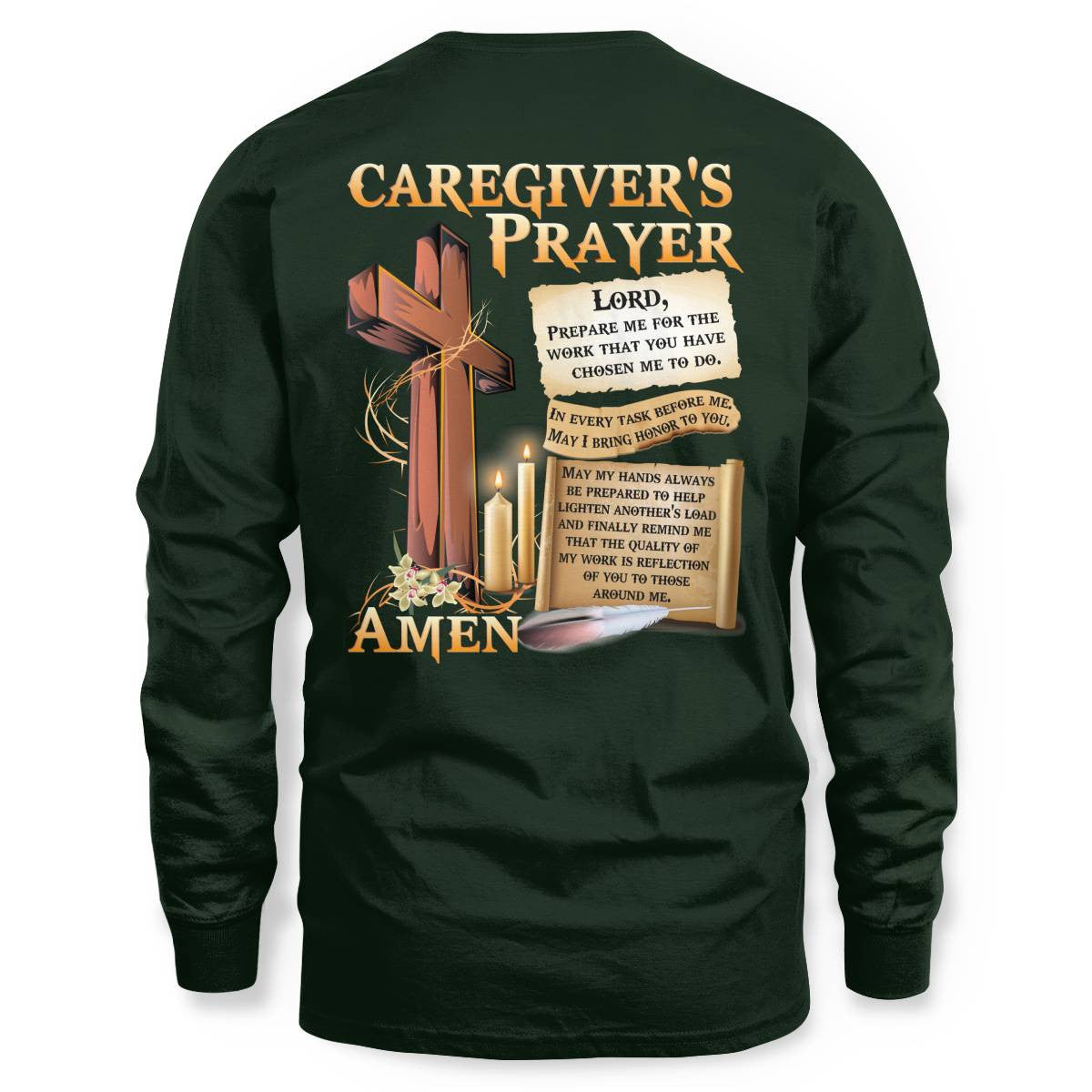 Awesome Caregiver's Prayer-Hoodie-#F061124EVTAS1BCAREZ4