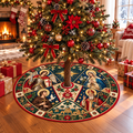 Sacred Saints Christmas Tree Skirt