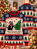 Making Room For The Manger Ugly Sweater