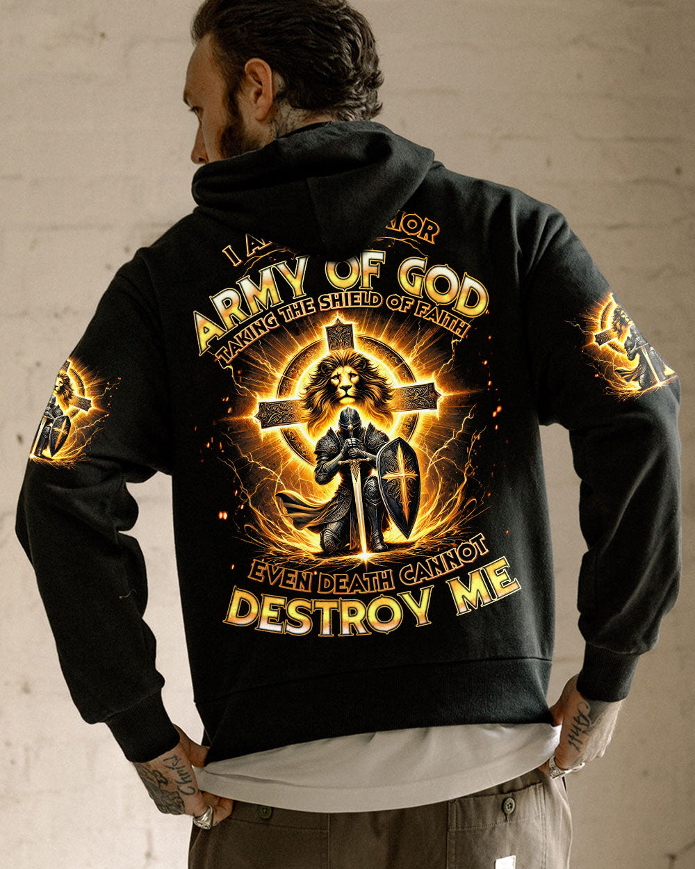 I Am A Warrior In The Army Of God Men's All Over Print Shirt - Trunx184852