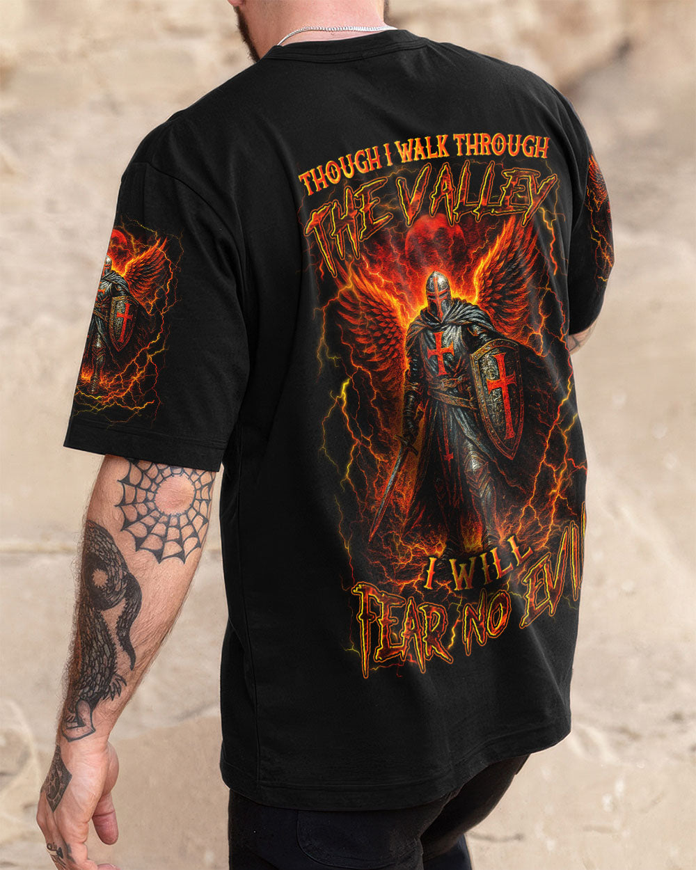 I Will Fear No Evil Men's All Over Print Shirt - Trunx141414
