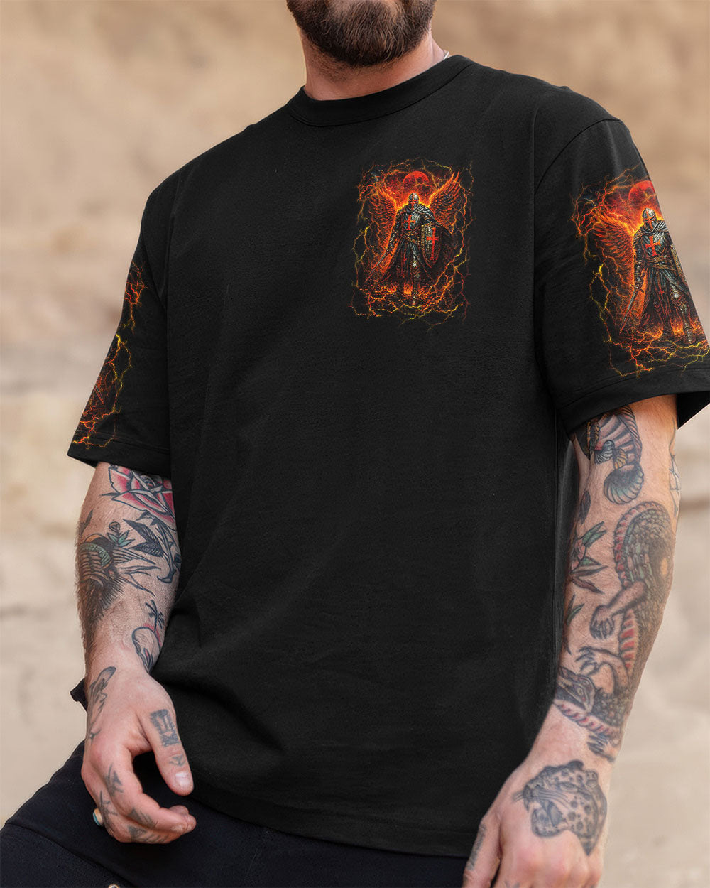 I Will Fear No Evil Men's All Over Print Shirt - Trunx141414