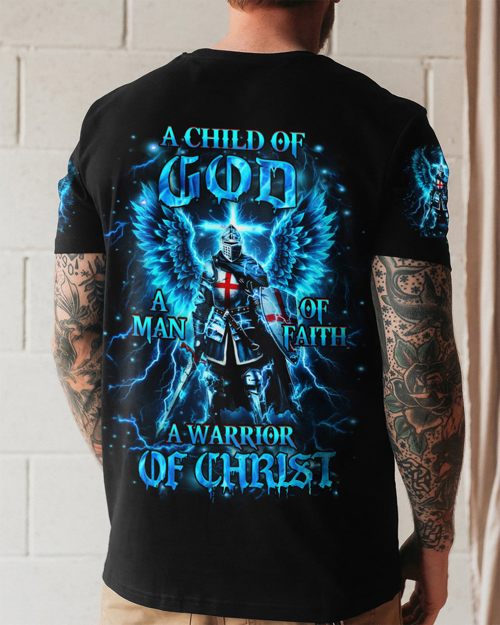 A Warrior Of Christ Men's All Over Print Shirt - Trunx954537
