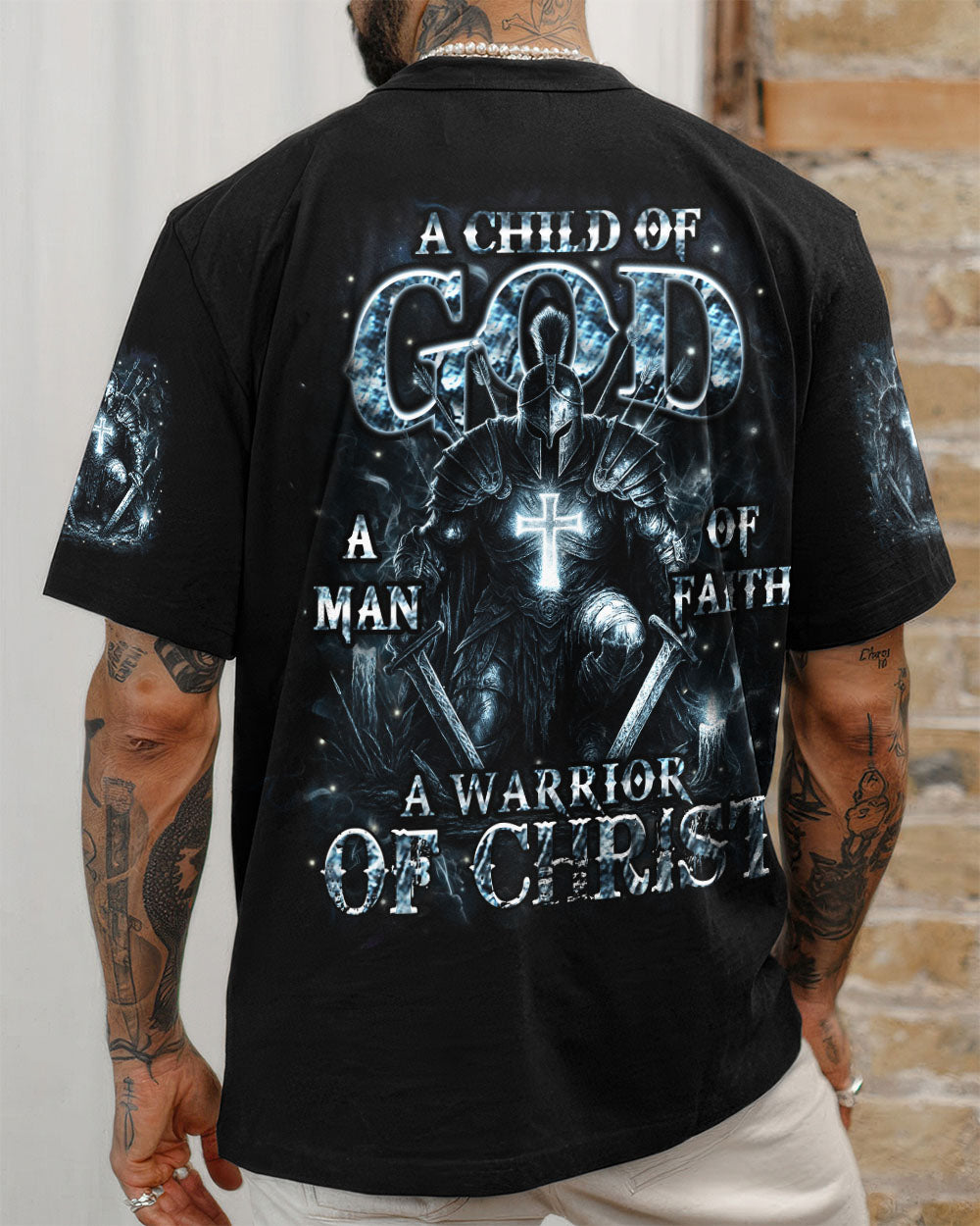 A Warrior Of Christ Men's All Over Print Shirt - Trunx199241