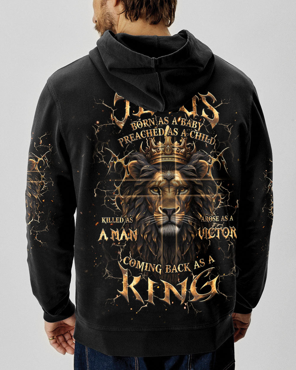 Coming Back As A King Lion Men's All Over Print Shirt - Trunx834916