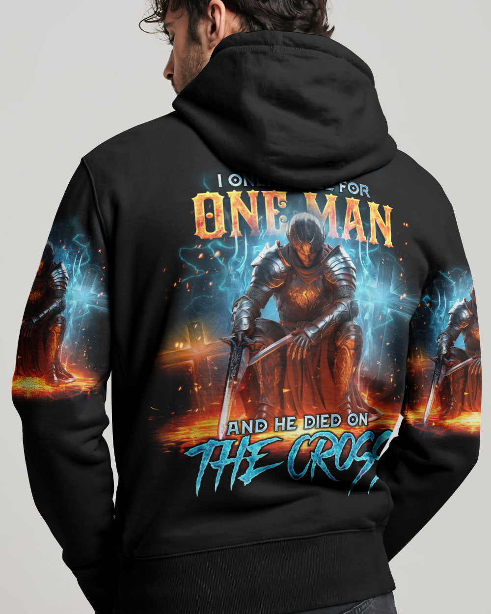 I Only Kneel For One Man Warrior Men's All Over Print Shirt - Trunx312274