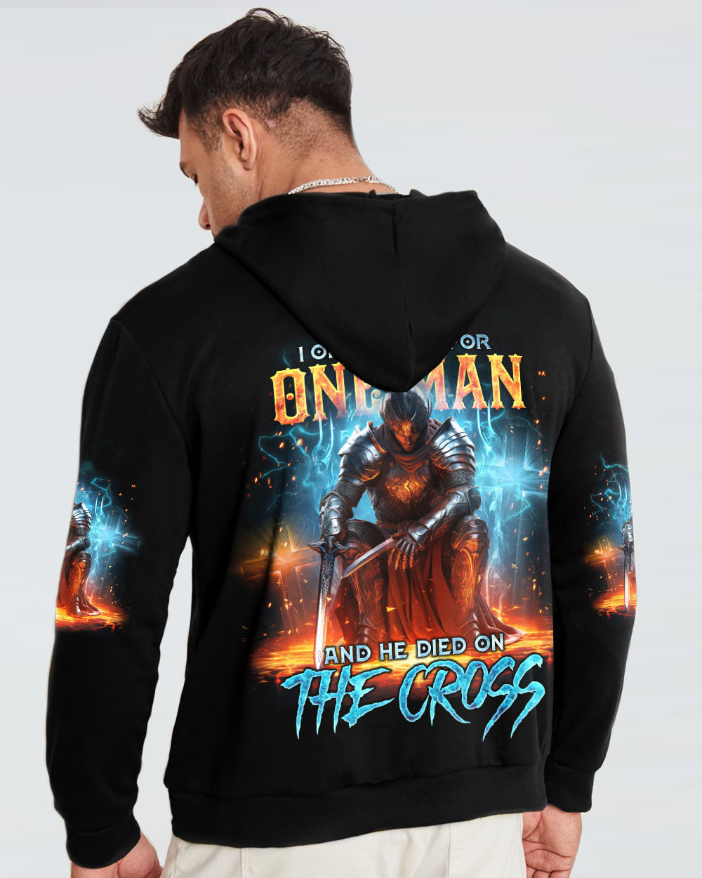 I Only Kneel For One Man Warrior Men's All Over Print Shirt - Trunx312274
