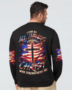I Can Do All Things Through Christ Cross Flag Men's All Over Print Shirt - Trunx345685