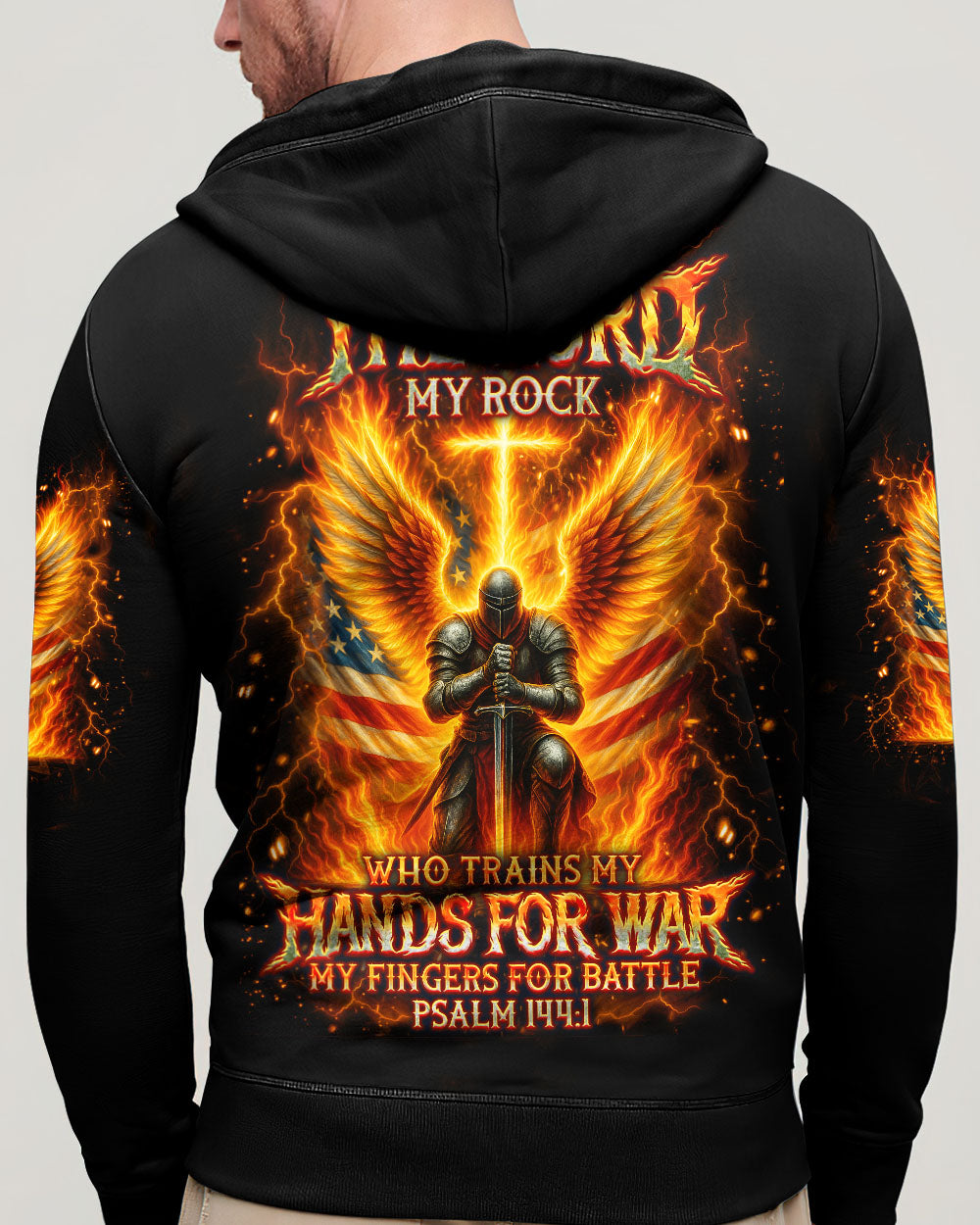 Blessed Be The Lord My Rock Men's All Over Print Shirt - Trunx470938