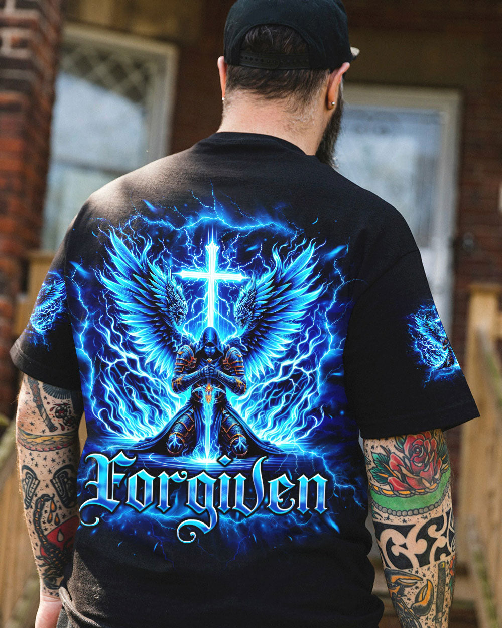 Forgiven Warrior Wings Men's All Over Print Shirt - Trunx317967