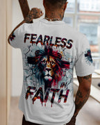 Fearless In Faith Lion Men's All Over Print Shirt - Trunx217824