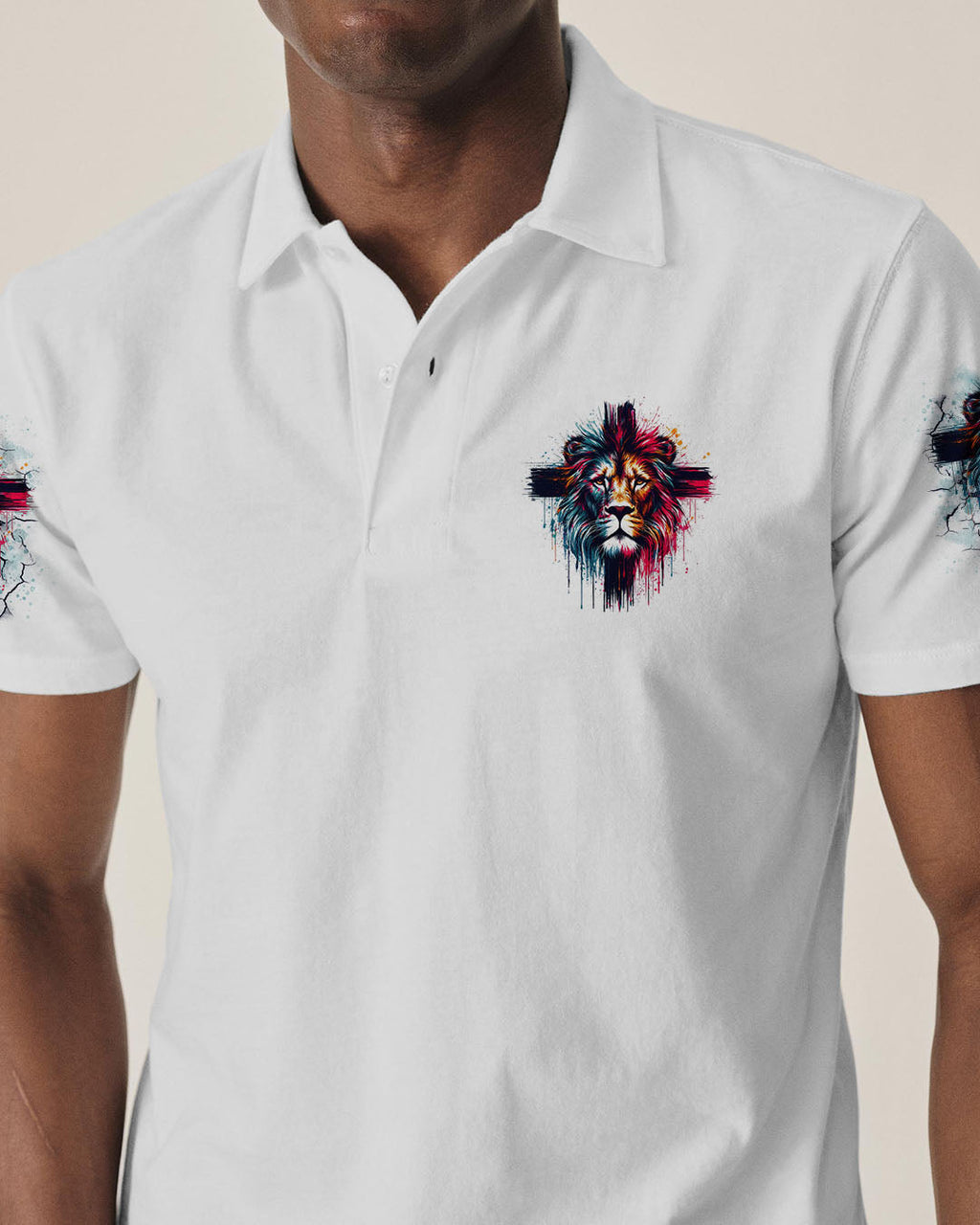 Fearless In Faith Lion Men's All Over Print Shirt - Trunx217824