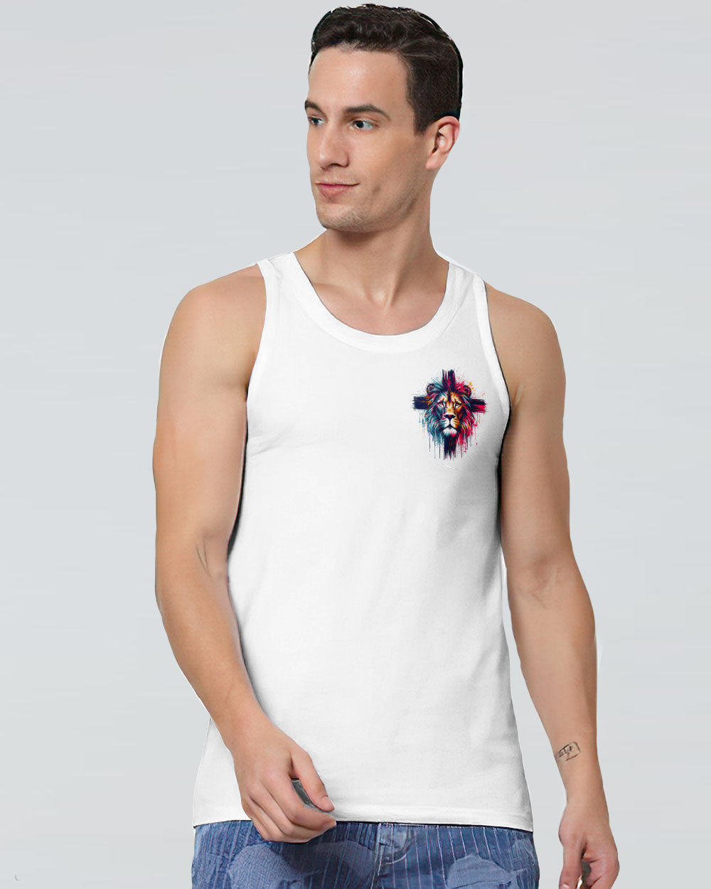 Fearless In Faith Lion Men's All Over Print Shirt - Trunx217824
