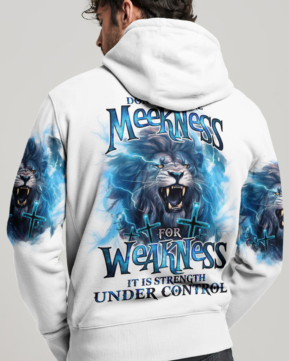 Don't Mistake Meekness Lion Men's All Over Print Shirt - Trunx596198