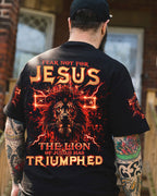 Fear Not For Jesus Lion Men's All Over Print Shirt - Trunx021641