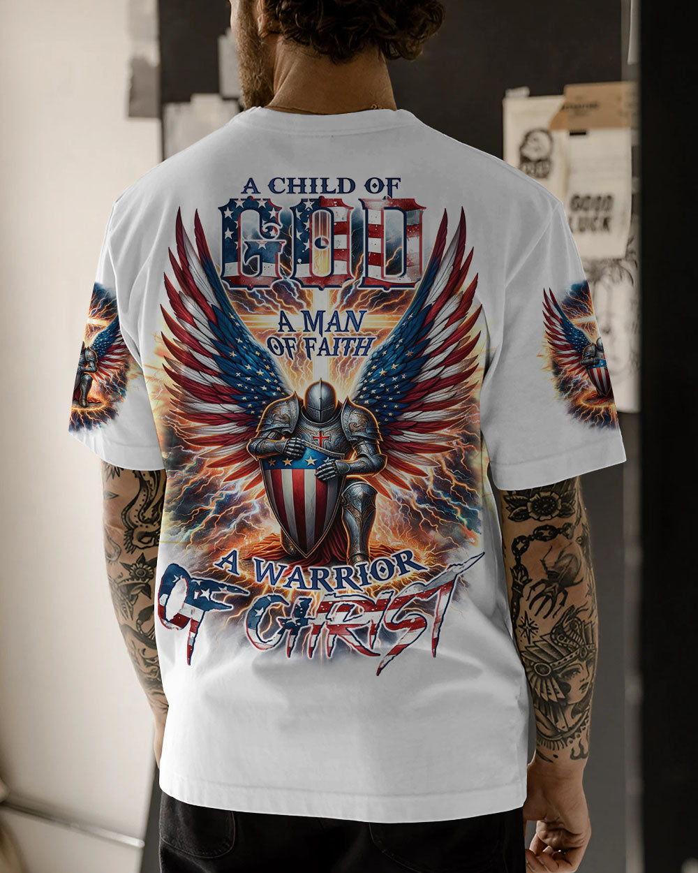 A Warrior Of Christ Men's All Over Print Shirt - Trunx393503
