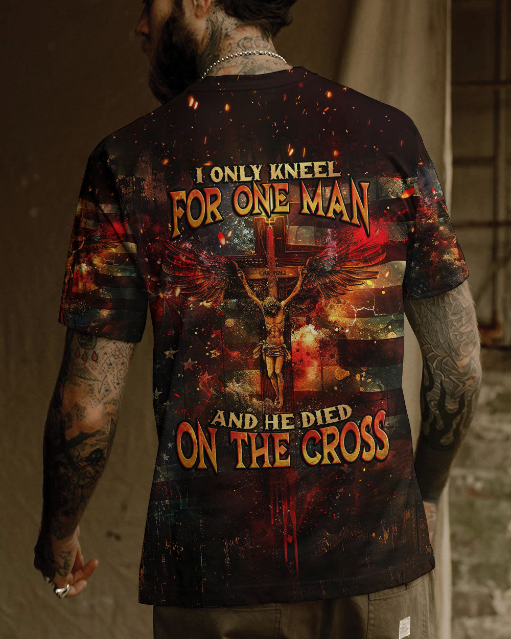 I Only Kneel For One Man Men's All Over Print Shirt - Trunx803470