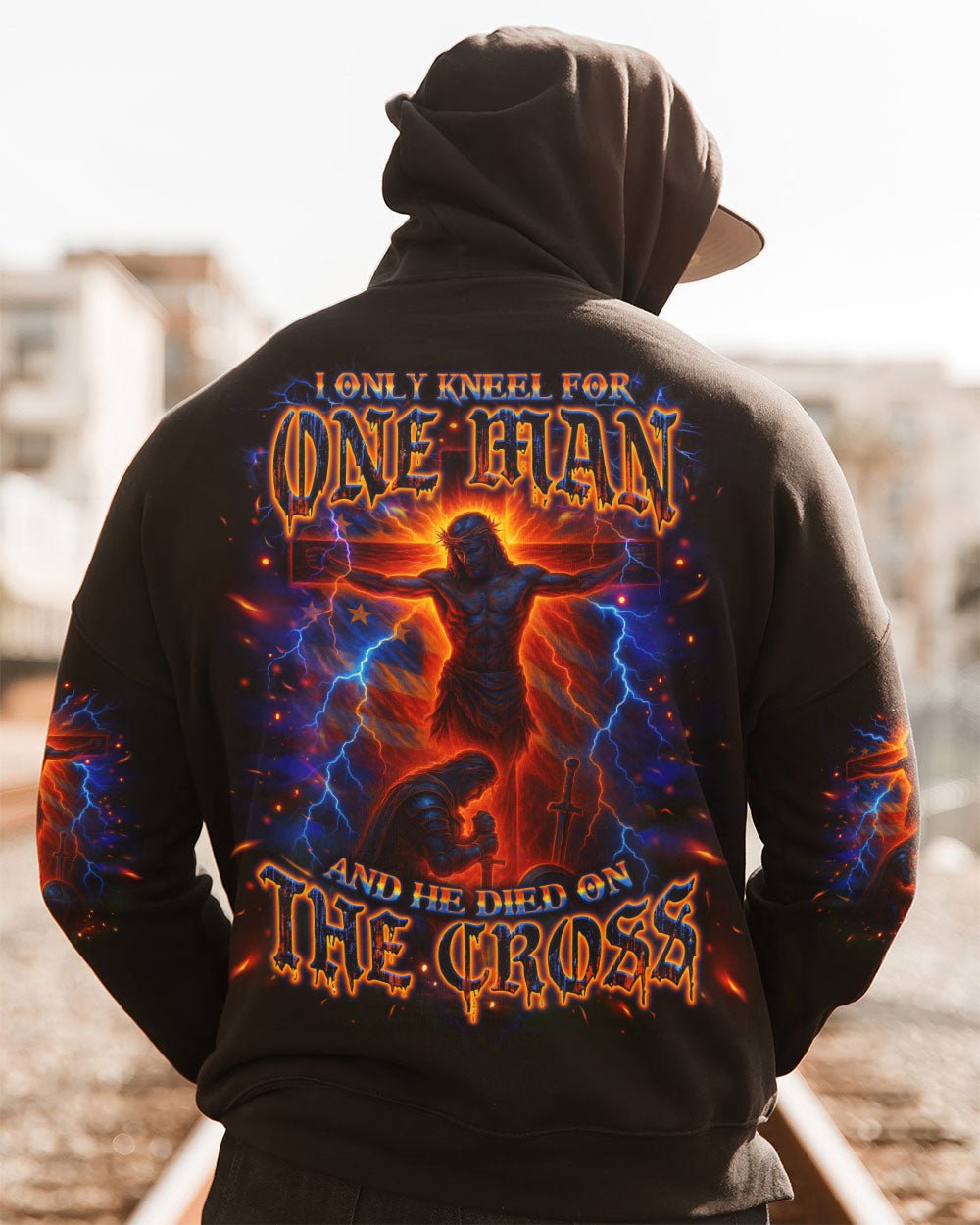 I Only Kneel For One Man Warrior Men's All Over Print Shirt - Trunx773072