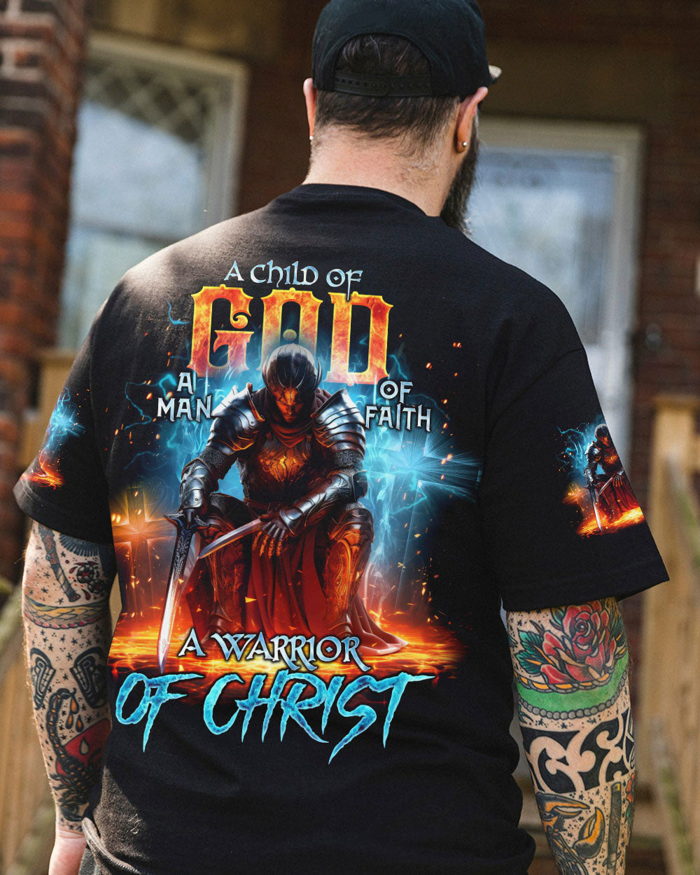 A Warrior Of Christ Men's All Over Print Shirt - Trunx192091